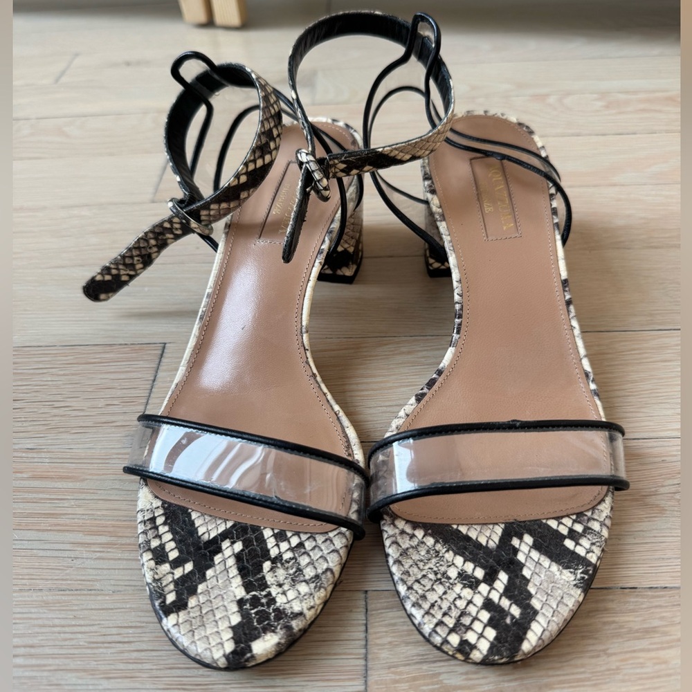 Aquazzura Snakeskin Women's Sandals